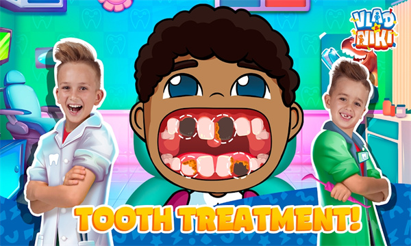 ºͯҽ׿°(vlad and niki dentist game)ͼ0