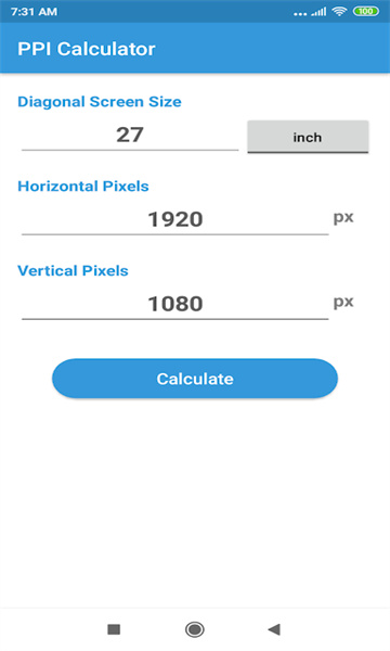 ppi calculator׿appͼ1