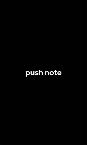 push note