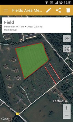 GPS Field Area Measure(��GPS������������ͳ���)��ͼ0