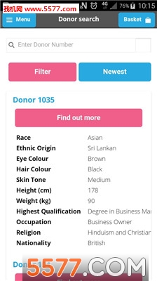 London Sperm Bank Donors��ͼ1