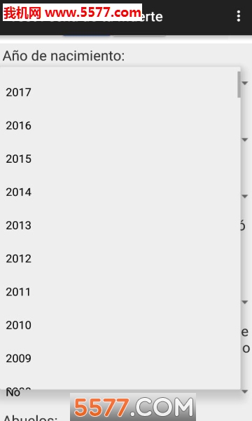 app(test fecha de tu muerte)ͼ2