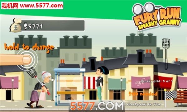 񱩱ܷ̰׿(Fury Run Smashy Granny)ͼ0