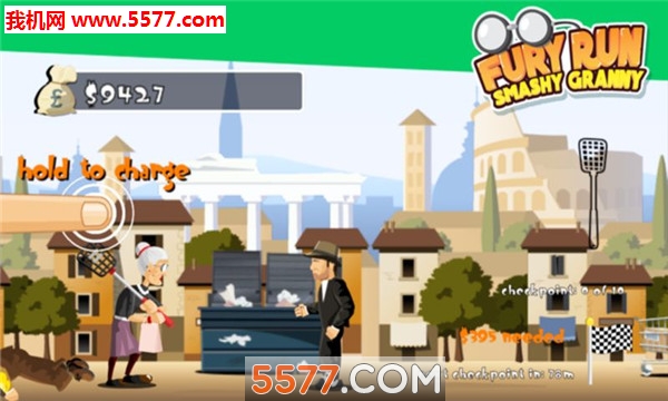 񱩱ܷ̰׿(Fury Run Smashy Granny)ͼ1