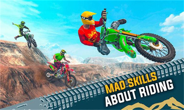 г3׿(Crazy Bike Racing Stunt 3 Game)ͼ2