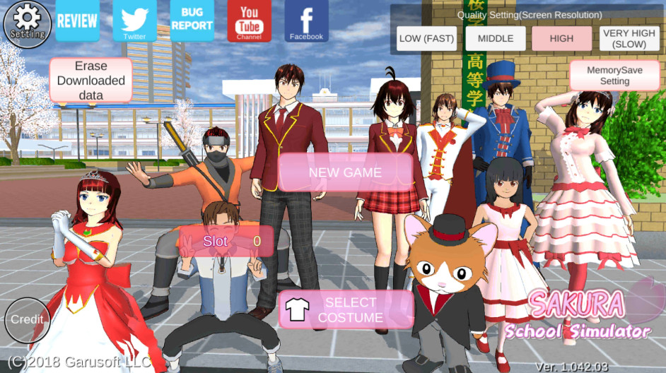SAKURA SchoolSimulator最新版本截图3