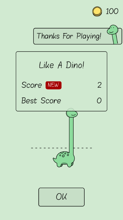 like a dinoİ