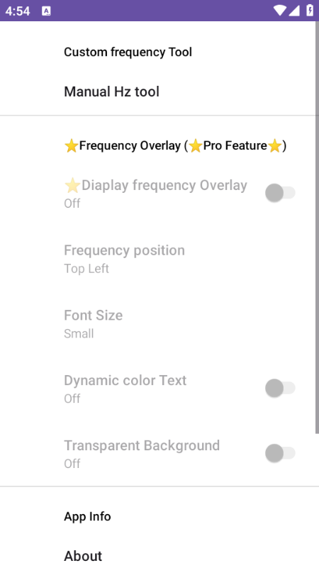 Ļˢ޸Screen Refresh Rate Tool appͼ0