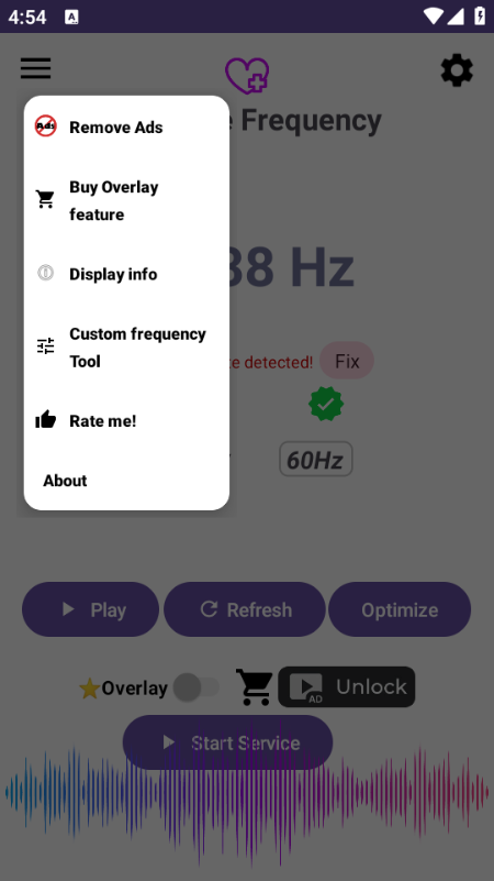 Ļˢ޸Screen Refresh Rate Tool appͼ1