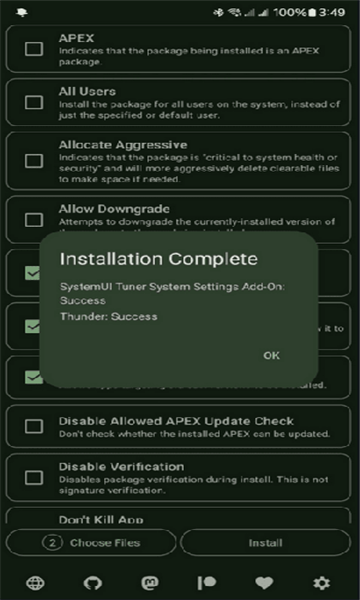 install with optionsͼ2