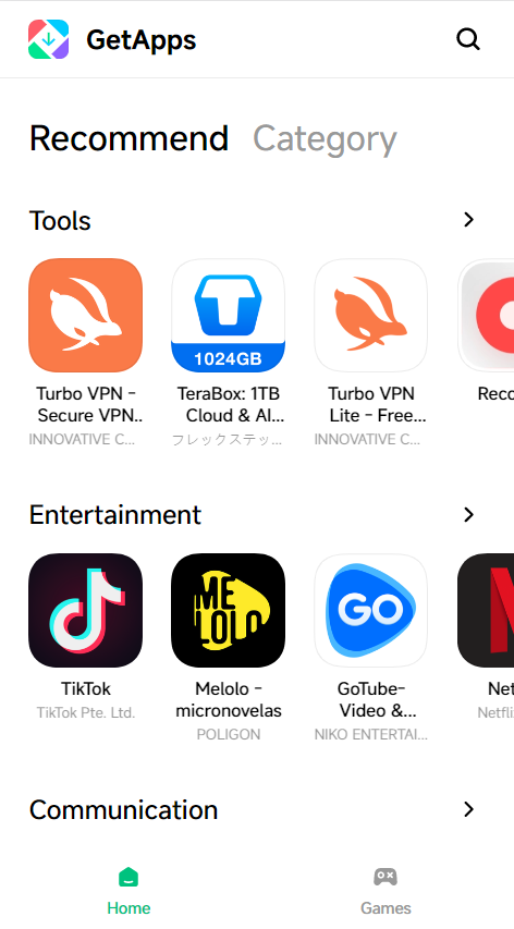 小米应用商店国际版apk(GetApps)截图0