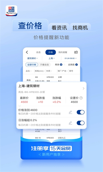 我的钢铁网官方正版截图1