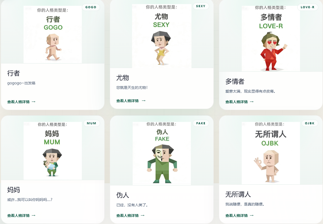 SBTI�˸���������ֻ���