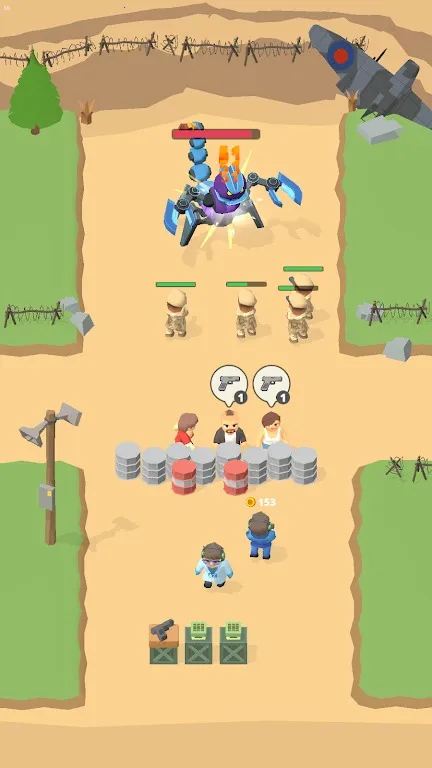 放置军队战斗站官方最新版截图0