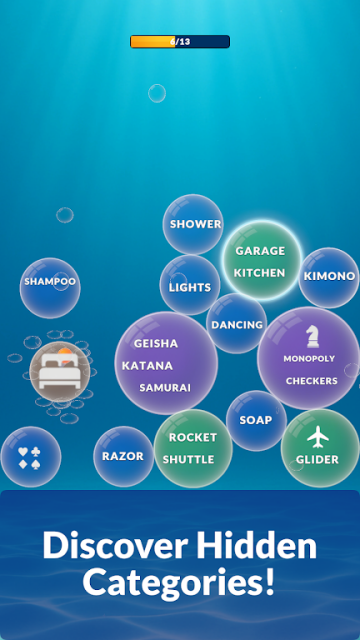 泡泡文字果酱变速版(Bubble Word Jam)截图 1