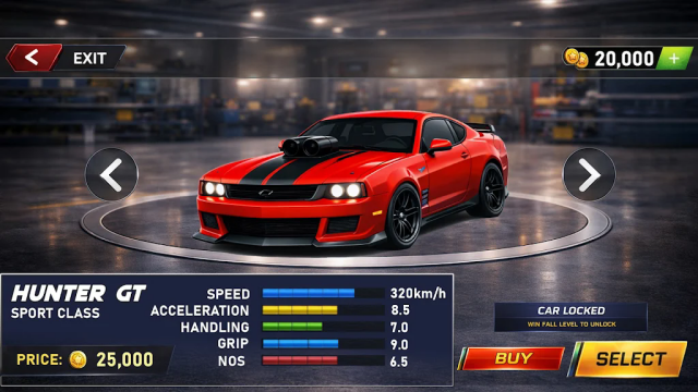 真实赛车漂移极速最新版(Real Car Racing: Drift & Speed)截图 1