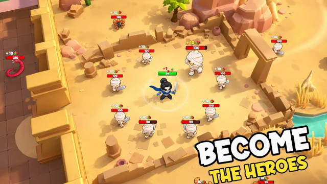 骷髅英雄经验农场免广告版(Skull Hero XP Farm RPG)截图 3