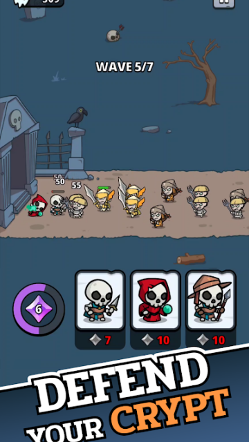 合并亡灵塔防去广告版(Merge Undead: Tower Defense)截图 3