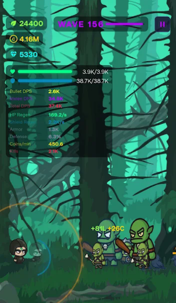 放置跑者去广告版(Idle Runner)截图 1